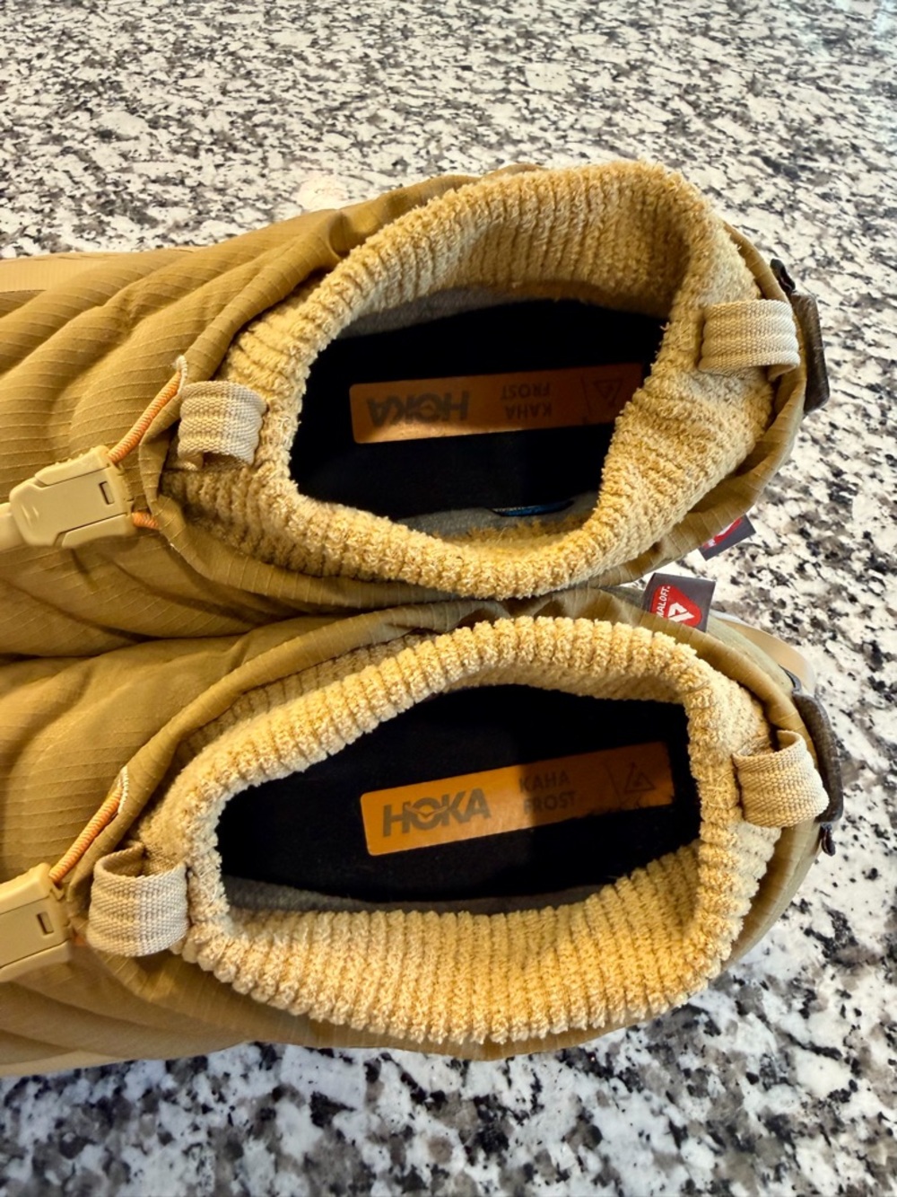 Hoka One One Men's Tan and Orange Rain & Snow Boots - Picture 14 of 15
